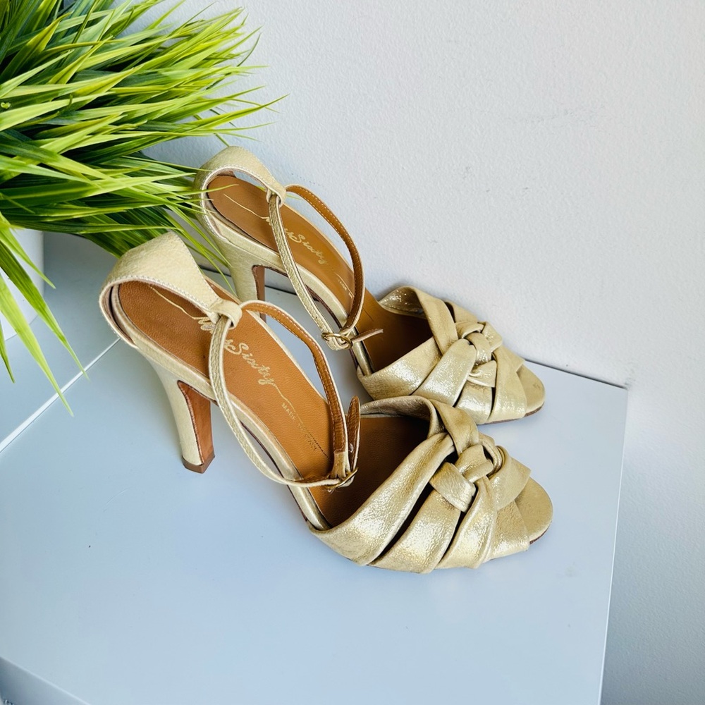 Miss Sixty | Leather Gold Sandals